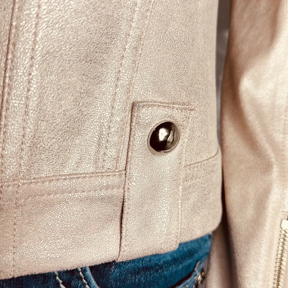 Lena Gabrielle beautiful casual novelty pink jacket, size 6 - Picture 11 of 14